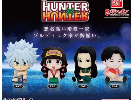 BANDAI Hunter x Hunter Suwarasetai Part.4 Set of 4 Figure Capsule Toy JAPAN Hot on Sale