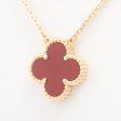 Van Cleef & Arpels Vintage Alhambra Carnelian Necklace 2023 Online now