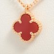 Van Cleef & Arpels Sweet Alhambra Carnelian Necklace Discount