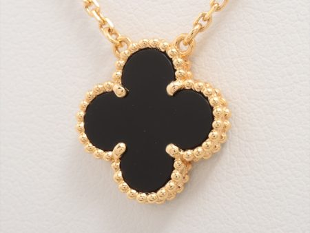 Van Cleef & Arpels VCA Onyx Necklace Pendant For Sale