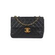 Chanel Maxi Vintage Jumbo Flap Black Cheap