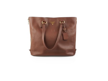 Prada Tote Brown For Sale