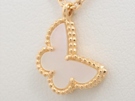 Van Cleef & Arpels Sweet Alhambra Papillon Necklace For Cheap