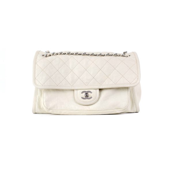 Chanel Seasonal Flap Ivory - Series 14 Hot on Sale