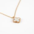 Van Cleef and Arpels Sweet Alhambra Mother of Pearl MOP Necklace Online Hot Sale