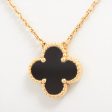 Van Cleef & Arpels Vintage Alhambra Onyx Necklace Cheap