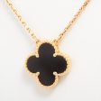 Van Cleef & Arpels Vintage Alhambra Onyx Necklace Cheap