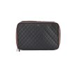 Chanel Quilted Laptop Zipper Case Black For Sale