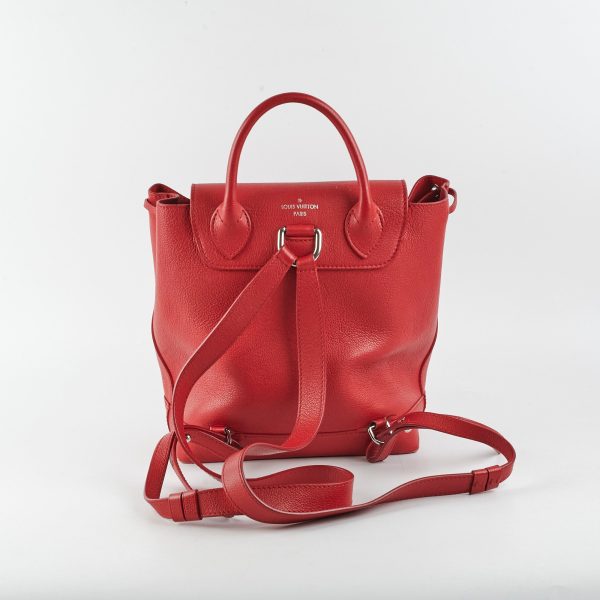 Louis Vuitton Lock Me Backpack Red Online