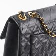 Chanel Maxi Vintage Jumbo Flap Black Cheap