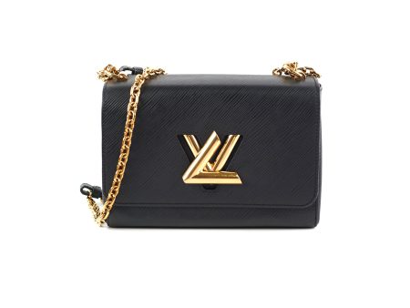 18 7- Louis Vuitton Twist MM Black Bag Online Hot Sale