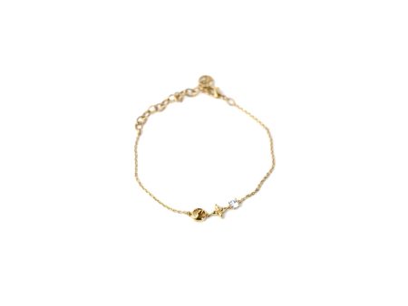 Louis Vuitton Petite Louis Bracelet Costume Jewellery Fashion