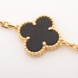 Van Cleef & Arpels Vintage Alhambra 5P Onyx Bracelet Online