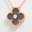 Van Cleef & Arpels Vintage Alhambra Limited Edition 2022 Holiday Obsidian Diamond Necklace Online Sale