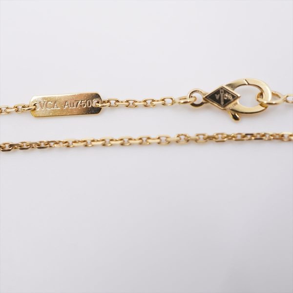 Van Cleef & Arpels Vintage Alhambra Guilloche Necklace on Sale