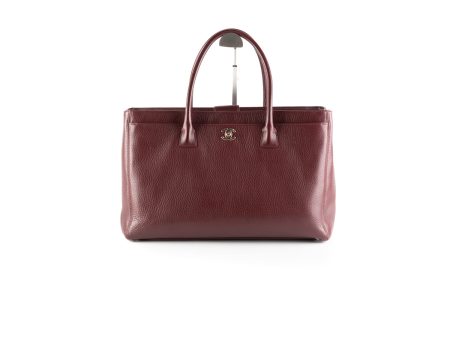 12 7 DOTD- Chanel Cerf Tote Large Bag Burgundy Hot on Sale