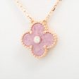 Van Cleef & Arpels Vintage Alhambra Rhodonite Holiday 2021 diamond Necklace Cheap