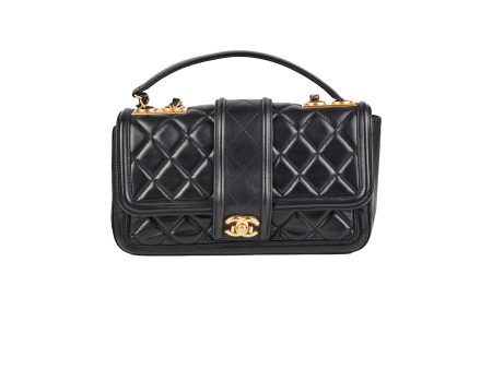 Chanel Black Seasonal Flap Bag on Sale