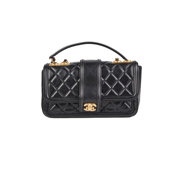 Chanel Black Seasonal Flap Bag on Sale