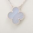 Van Cleef & Arpels Vintage Alhambra Chalcedony Necklace - March 2024 For Sale