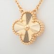 Van Cleef & Arpels Vintage Alhambra Guilloche Necklace Yellow Gold 2023 For Cheap