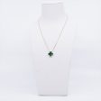 Van Cleef & Arpels Vintage Alhambra Malachite Necklace on Sale