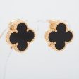 Van Cleef & Arpels Vintage Alhambra Onyx Earrings 2023 Online