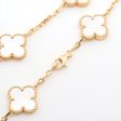 Van Cleef & Arpels Vintage Alhambra 10 Motif Mother of Pearls MOP Necklace Online Hot Sale