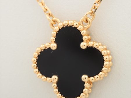 Van Cleef & Arpels Vintage Alhambra Onyx Necklace 2022 Online