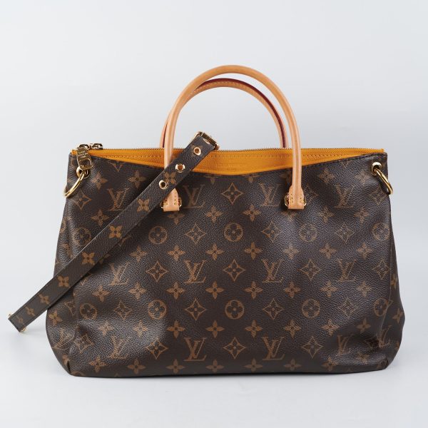 Louis Vuitton Pallas MM Monogram Yellow on Sale