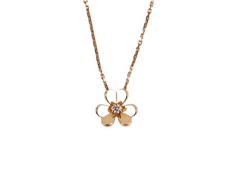 Van Cleef & Arpels VCA Mini Frivole Pendant Necklace 2017 Hot on Sale