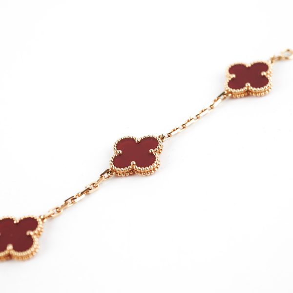 Van Cleef & Arpels Vintage 5 Motifs Alhambra Bracelet 2019 Supply