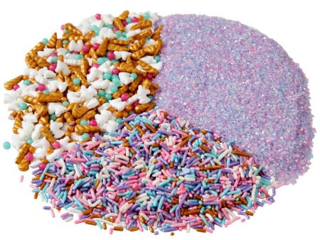 3-Cell Unicorn Sprinkles Mix with Turning Lid, 7.76 oz. Hot on Sale